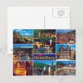 Heildelberg - Postkarte (Vorne/Hinten)