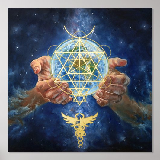 Heile die Welt schützen Gaia Foliendrucke (Vorderseite)