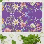 Heile mich mit Blume Geschirrtuch (Gefaltet)