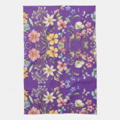 Heile mich mit Blume Geschirrtuch (Vertikal)