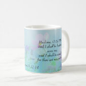 Heile mich, o Herr - Jeremiah 17:14 Kaffeetasse (VorderseiteRechts)