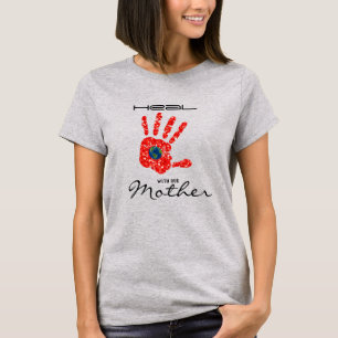 Heile mit unserer Mutter Erde MMIW Grau T-Shirt