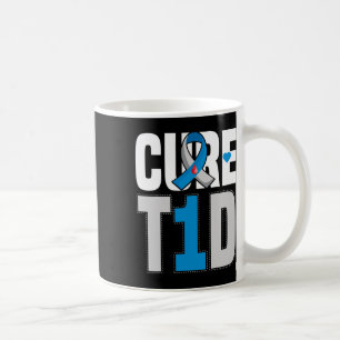 Heile T1d - Heile Typ-1-Diabetes - T1d-Bewusstsein Kaffeetasse
