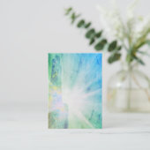 *~* heilen heilende Handstrahlen von Visitenkarte (Stehend Vorderseite)