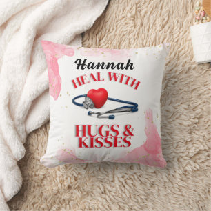 Heilen mit Hugs & Kisses I Doctor's Stethoscope Kissen