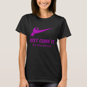 Heilen Sie einfach das Bewusstsein älterer Missbra T-Shirt