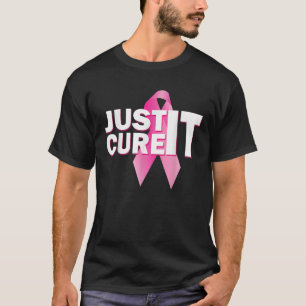 Heilen Sie es einfach, Brustkrebs-Bewusstseinsband T-Shirt