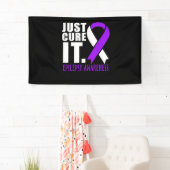 Heilen Sie es einfach Epilepsie Awareness Ribbon Banner (Insitu)