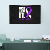 Heilen Sie es einfach Epilepsie Awareness Ribbon Banner (Messeveranstaltung)