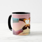 Heilen Sie Ihren Tag mit jeder Sekunde Tasse (Vorderseite Links)