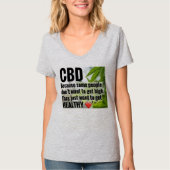heilen Sie mit CBD T-Shirt (Vorderseite)