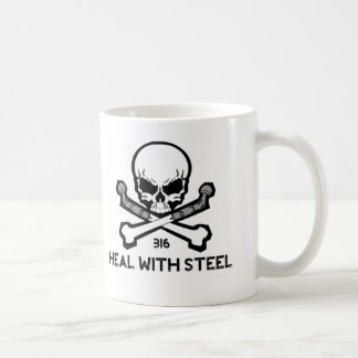 Heilen Sie mit Steel.jpg Kaffeetasse