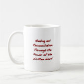 Heilen und Versöhnung Kaffeetasse (Links)