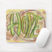 Heilen von Hope Word Art Custom Design Mousepad (Mit Mouse)