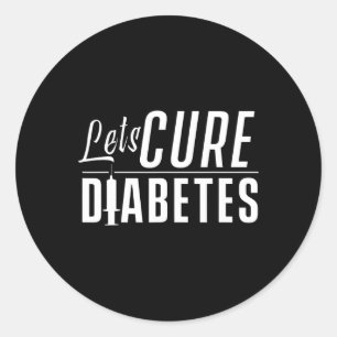 Heilen wir Diabetes Insulin Awareness Diabetiker Runder Aufkleber