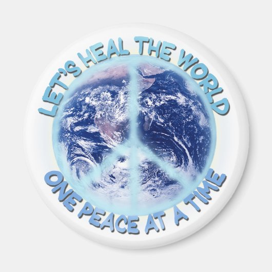 Heilen wir die Welt Magnet (Vorne)