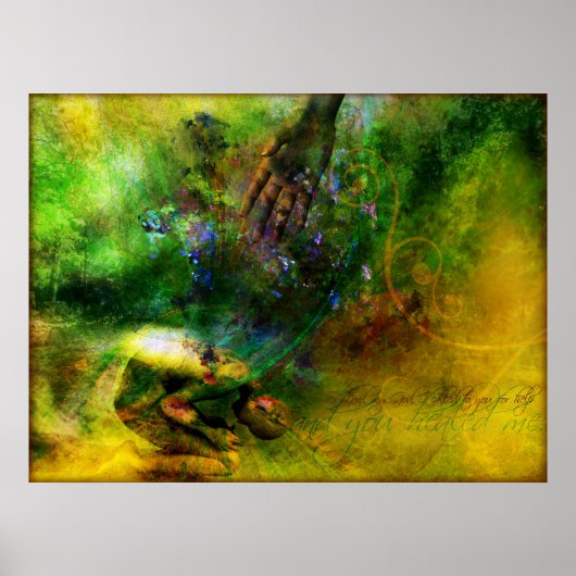 Heilend (Christliches Kunstposter von heute) Poster (Vorne)