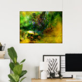 Heilend (Christliches Kunstposter von heute) Poster (Heimbüro)