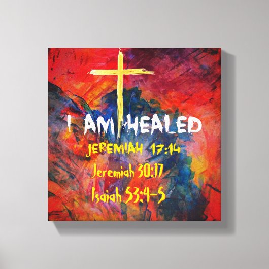 Heilend - Premium Wrapped Canvas (Glanz) Leinwanddruck (Vorderseite)