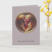 Heilende Anwesenheit 002 - Karte (Gelbe Blume)