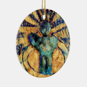 Heilende Engels-Verzierung Keramikornament (Rechts)