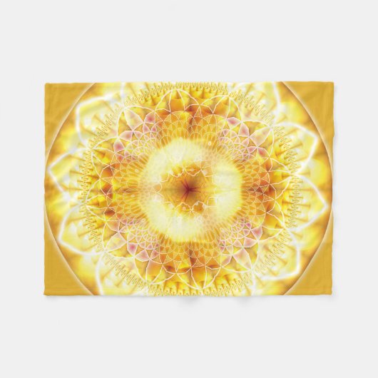 Heilende Fleece-Decke des Mandala-1 Fleecedecke (Vorderseite (Horizontal))