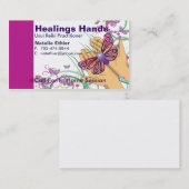 Heilende Hände - Geschäft Card2 Visitenkarte (Vorne/Hinten)