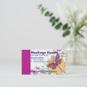 Heilende Hände - Geschäft Card2 Visitenkarte (Stehend Vorderseite)