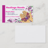 Heilende Hände - Geschäft Card2 Visitenkarte (Vorne/Hinten)