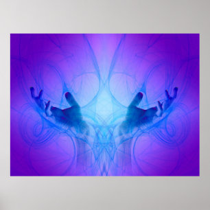 Heilende Hände Poster