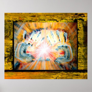 Heilende Hände Poster