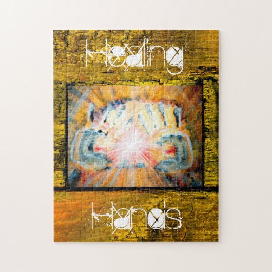 Heilende Hände Puzzle (Vertikal)