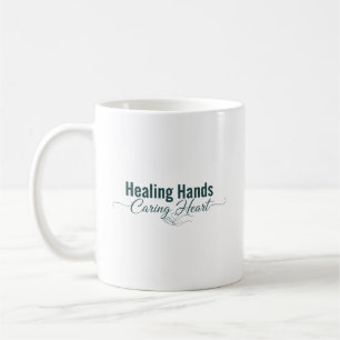 Heilende Hände, sorgendes Herz Kaffeetasse