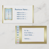 Heilende Handganzheitliche Gestalten Visitenkarte (Vorne/Hinten)