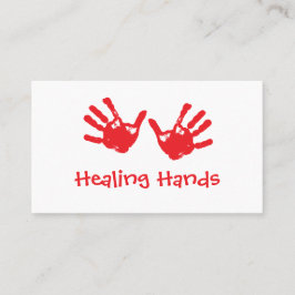Heilende Handmassage - Reiki Visitenkarte