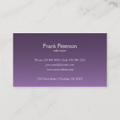 Heilende Handmassage - Reiki Visitenkarte (Rückseite)