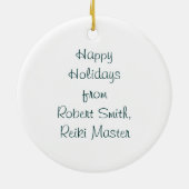 Heilende Handverzierung Keramik Ornament (Hinten)