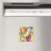 Heilende Herzen Kunst Kühlschrankmagnet (In Situ (Geschirrspüler))