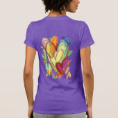 Heilende Herzen Kunst T - Shirt (Rückseite)