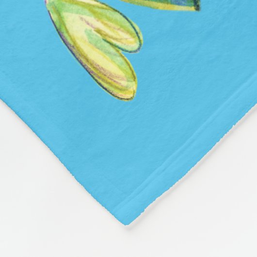 Heilende Herzen Kunst weiche Fleece Custom Blankes (Ecke)