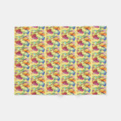 Heilende Herzen Kunst weiche Fleece Custom Blankes (Vorderseite (Horizontal))
