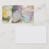 Heilende Kristalle/Therapeut-Visitenkarten Visitenkarte (Vorne/Hinten)