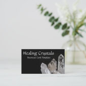 Heilende Kristalle Visitenkarte (Stehend Vorderseite)