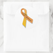 Heilende Leukämie Orange Ribbon Aufkleber (Tasche)