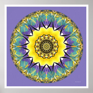 Heilende Mandala 5 Poster