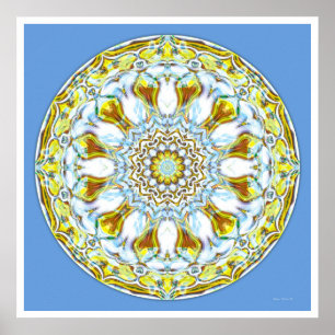 Heilende Mandala 8 Poster