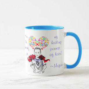 Heilende Power der Liebe - Megan der Held Tasse