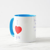 Heilende Power der Liebe - Megan der Held Tasse (Vorderseite Links)