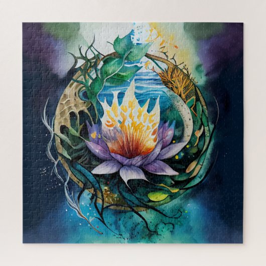 Heilende Power des Eintauchens in die Natur Puzzle (Vertikal)