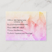 Heilende *~* Reiki Kristallyoga Reiki Visitenkarte (Rückseite)